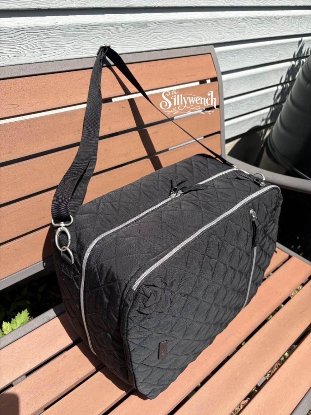 Vera Bradley Black Lay Flat Convertible Backpack in Performance Twill